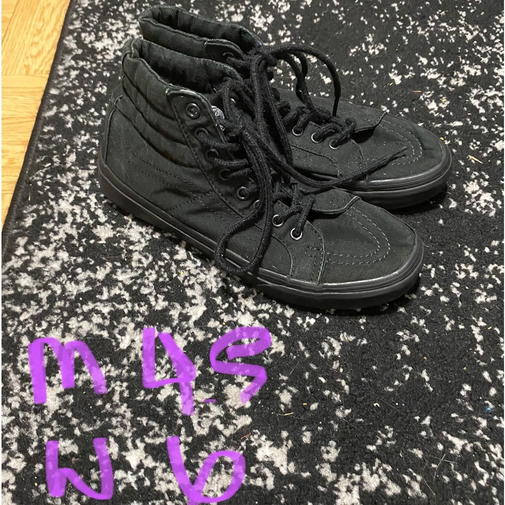 All black vans